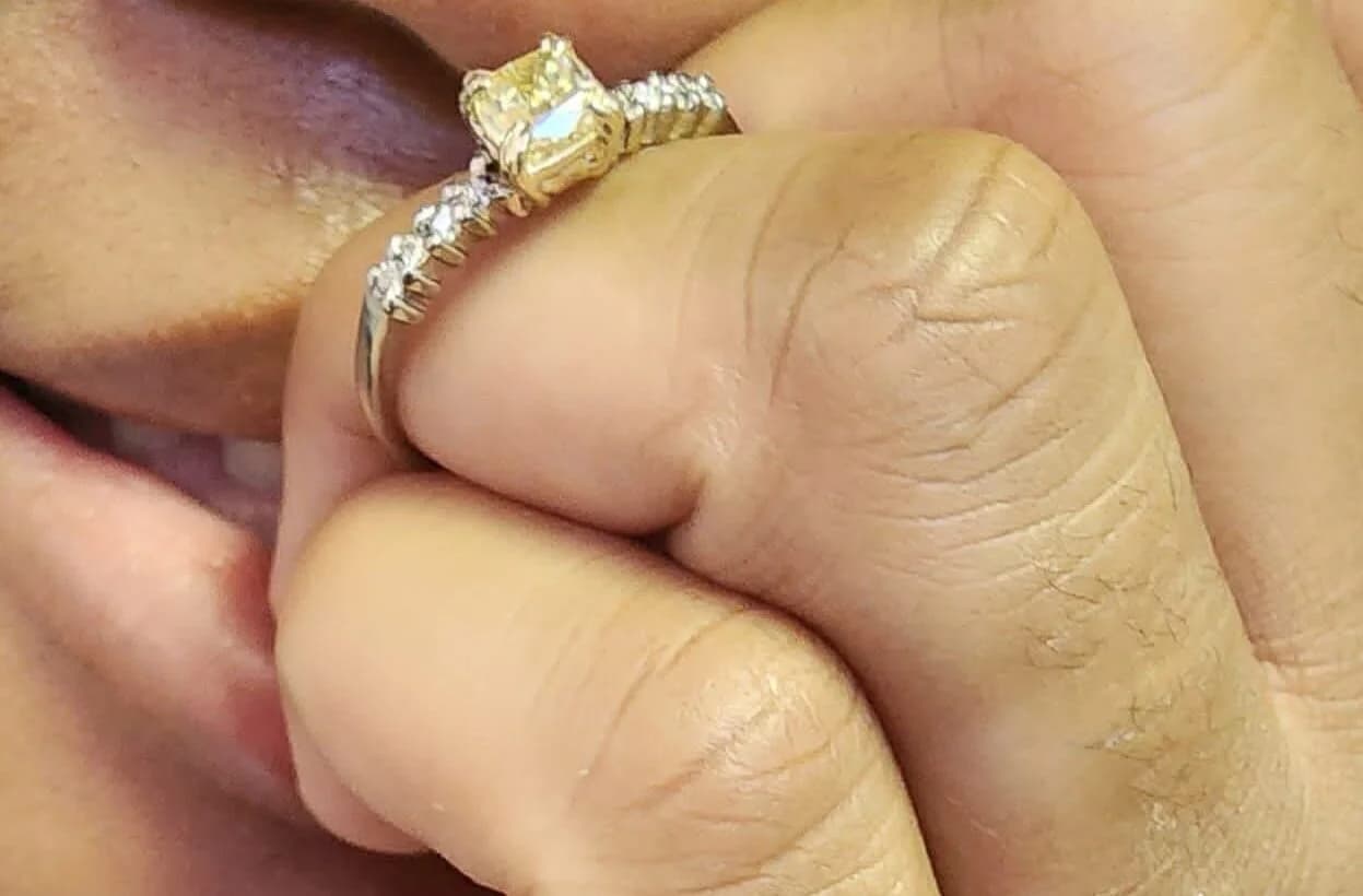 Fancy Yellow Diamond Ring uk, Intense Fancy Yellow Diamond Ring