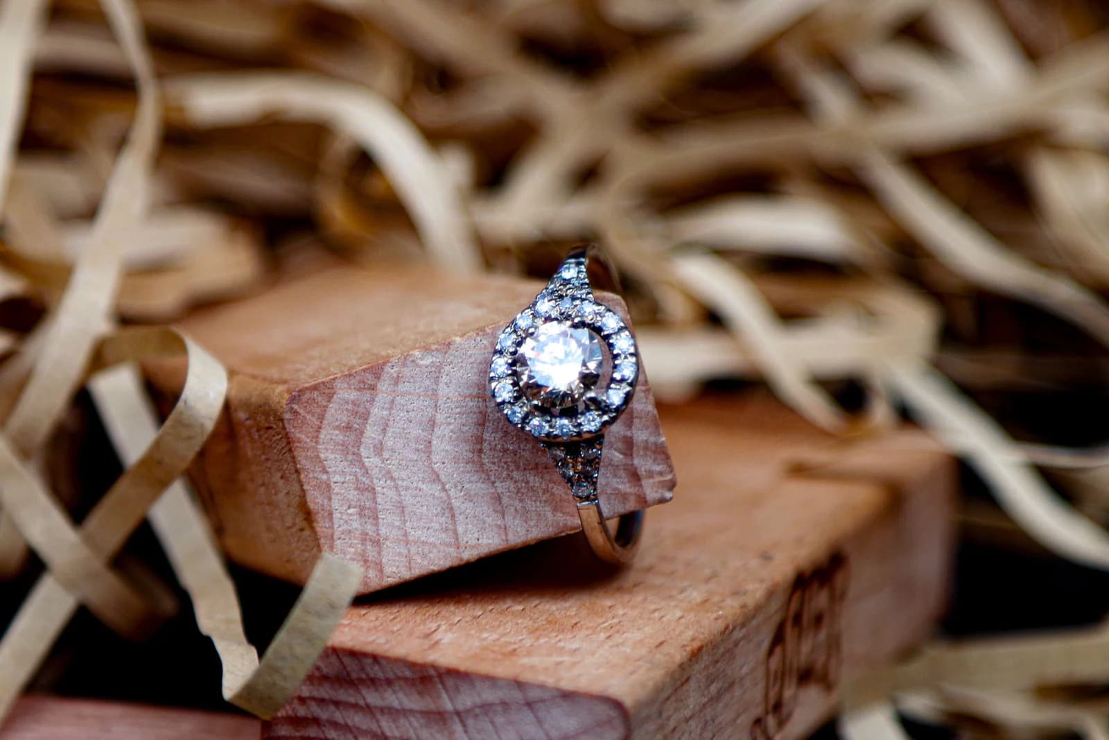 0.79ct Fancy C3 Champagne RB Diamond