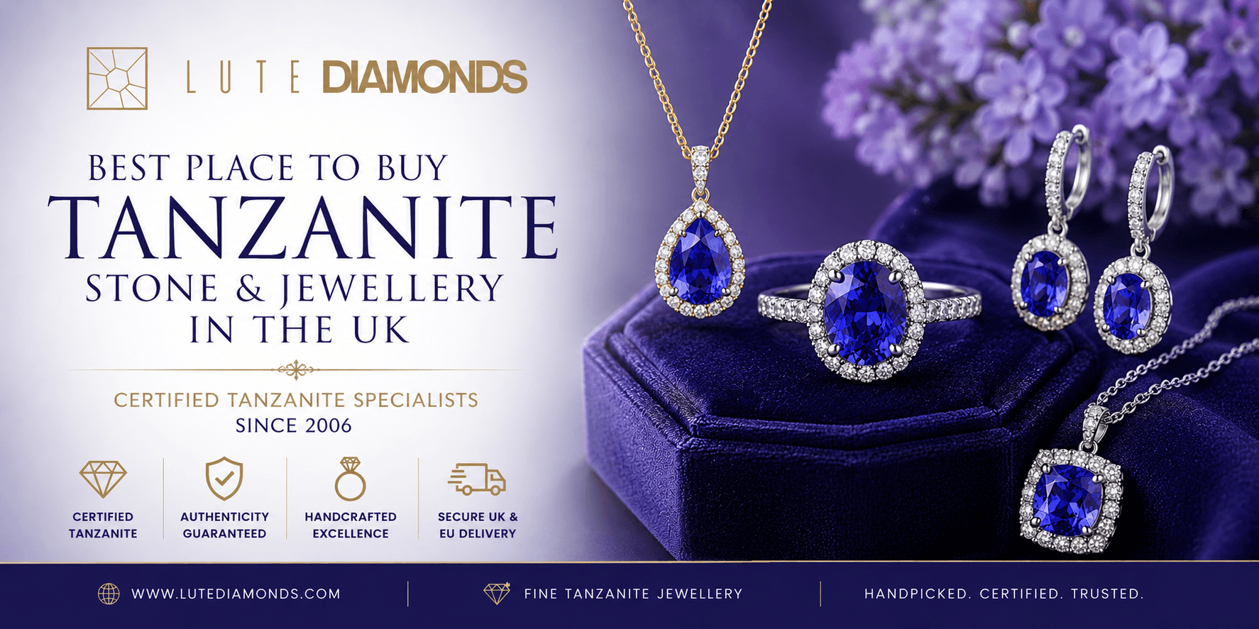 Buy Tanzanite Jewellery UK, Tanzanite Jewellery UK, Certified Tanzanite Jewellery, Tanzanite Engagement Rings UK, Tanzanite Jewellery Europe