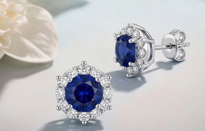 Vintage-style diamond engagement ring