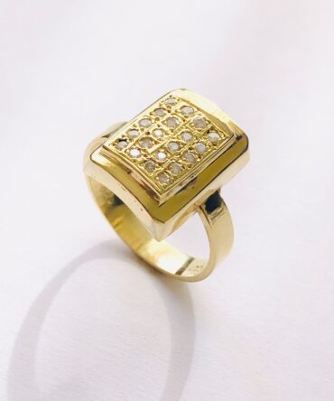 Yellow Gold Diamond Band