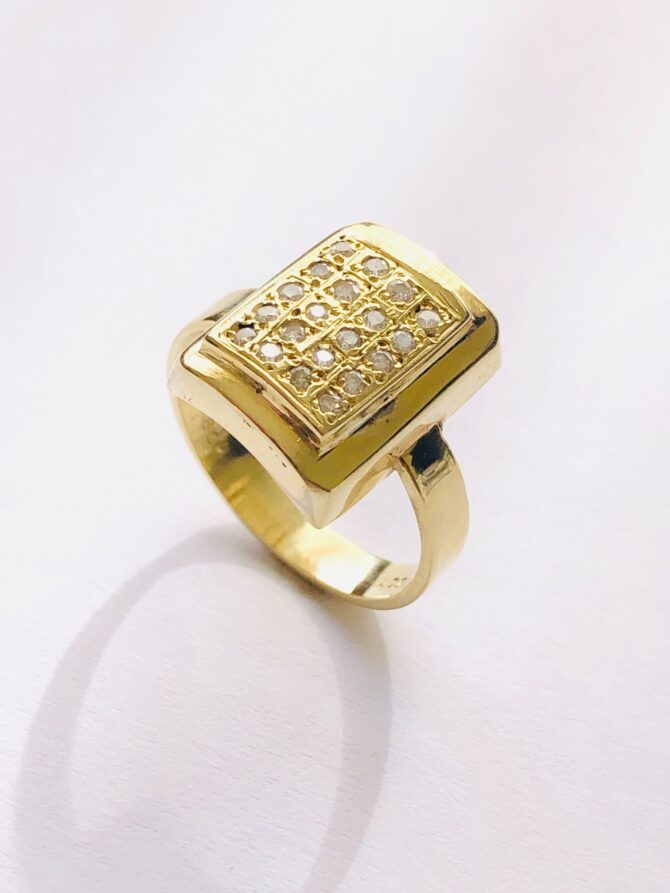 Yellow Gold Diamond Band