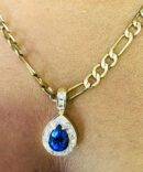 Tanzanite & Daimond Pendant