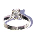 White Engagement Ring