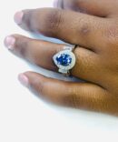 Pear Shaped Tanzanite Ring