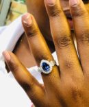 Pear Shaped Tanzanite Ring