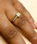 Fancy Yellow Princes Diamond Ring