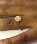 Rose Gold Brown Diamond Ring