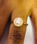 Rose Gold Brown Diamond Ring