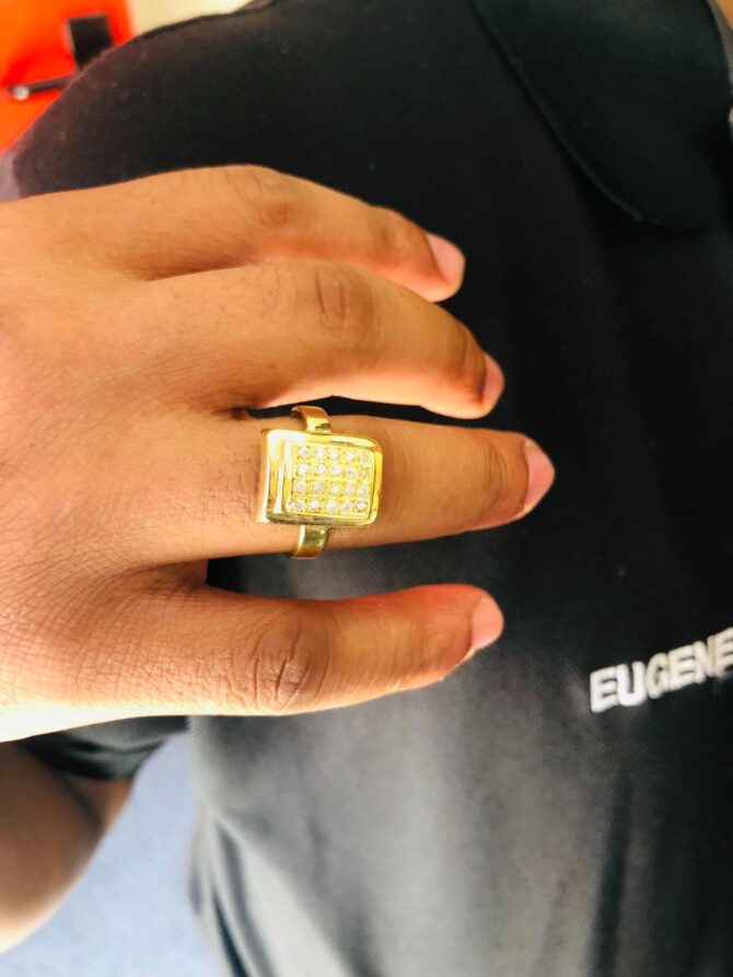 Yellow Gold Diamond Band