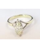 Yellow & White Gold Diamond Band