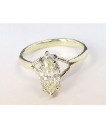 Yellow & White Gold Diamond Band